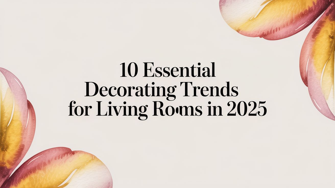 Photo inspiration: Visual Reference: 10 Essential Decorating Trends For Living Rooms In 2025