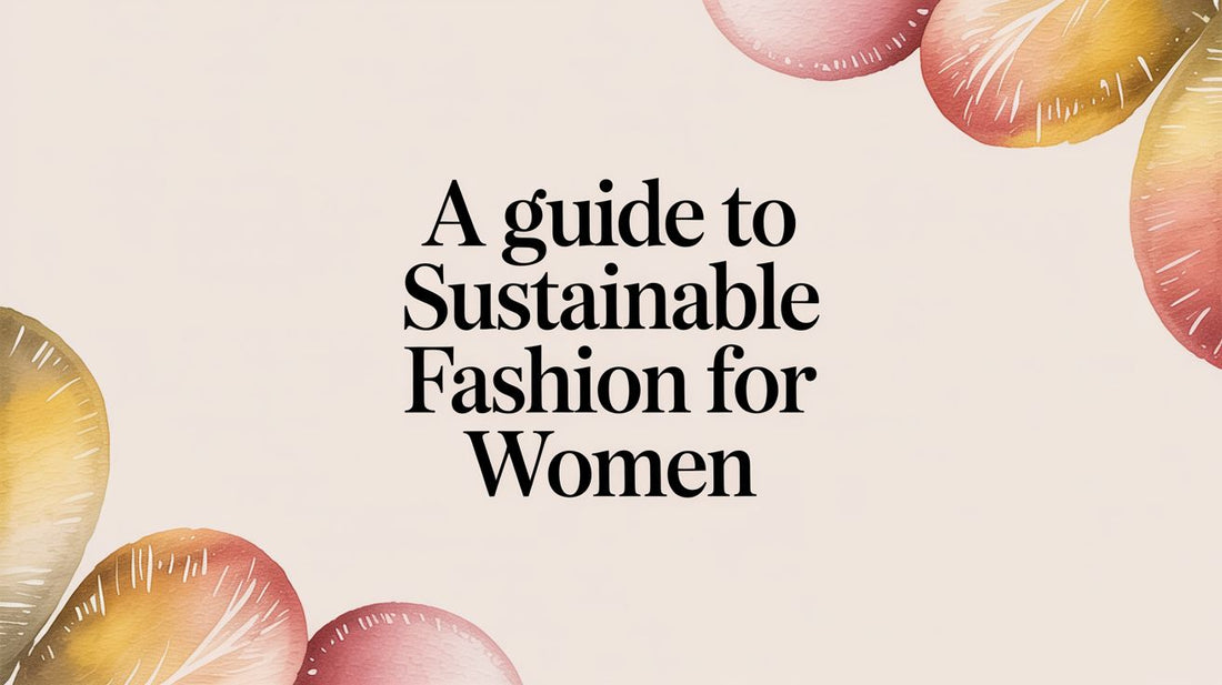 A Guide to Sustainable Fashion for Women - Fluent Trends