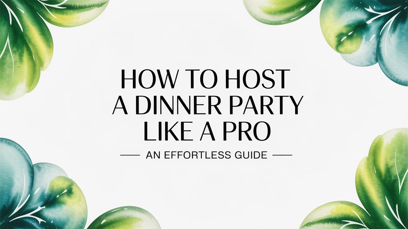 How to Host a Dinner Party Like a Pro An Effortless Guide – Fluent Trends