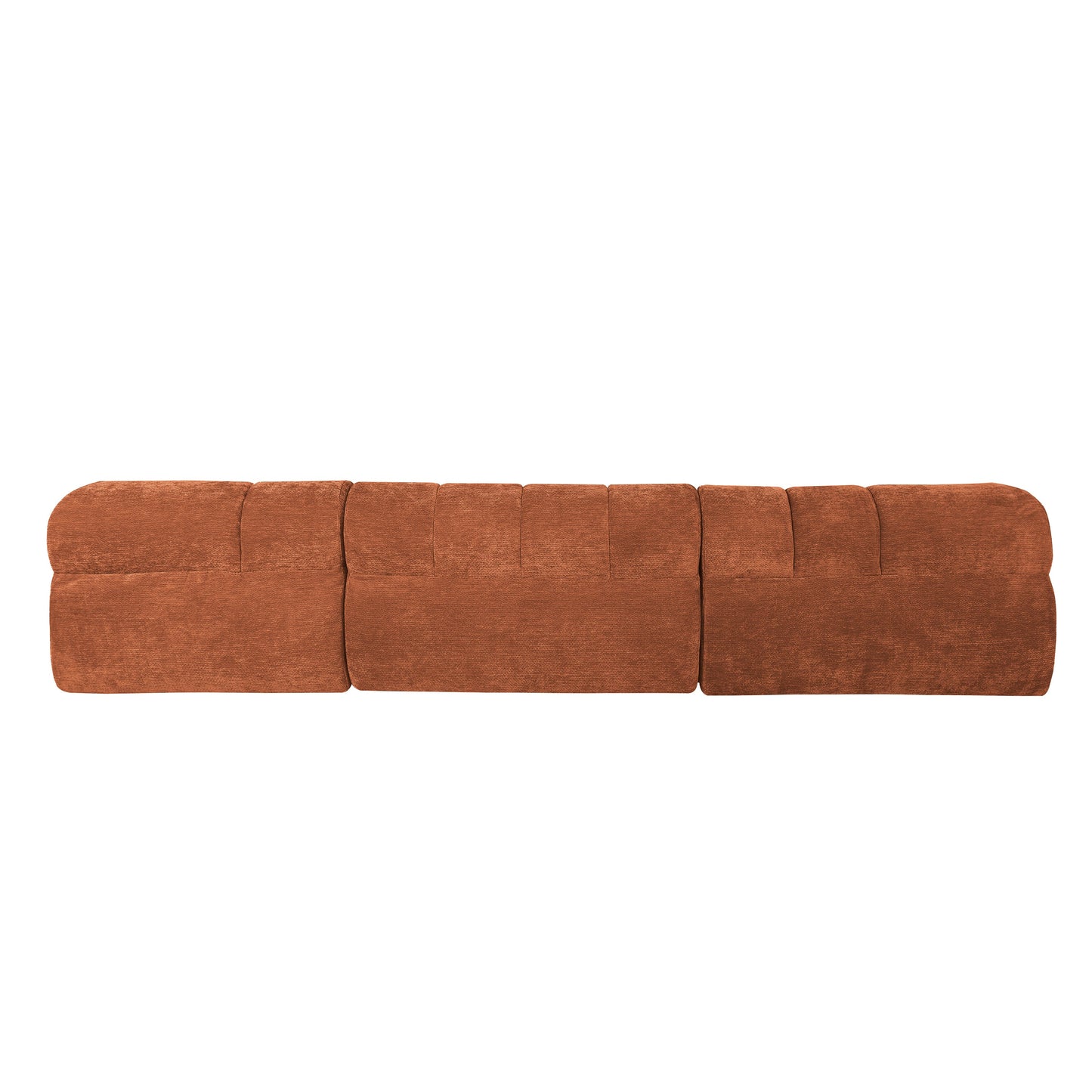 122' Modern L-Shaped Sectional Sofa with High-Density Sponge Right Hand Facing