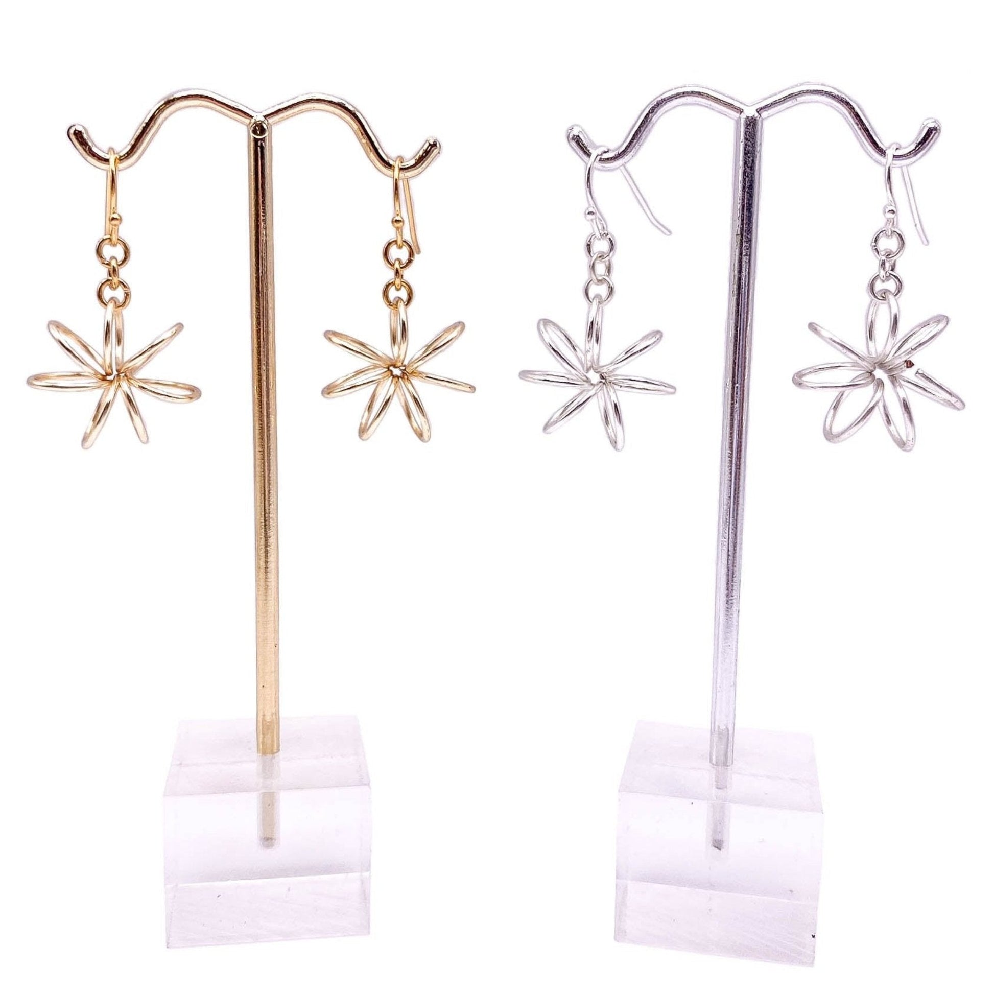 Brickhouse gold earrings - Fluent Trends
