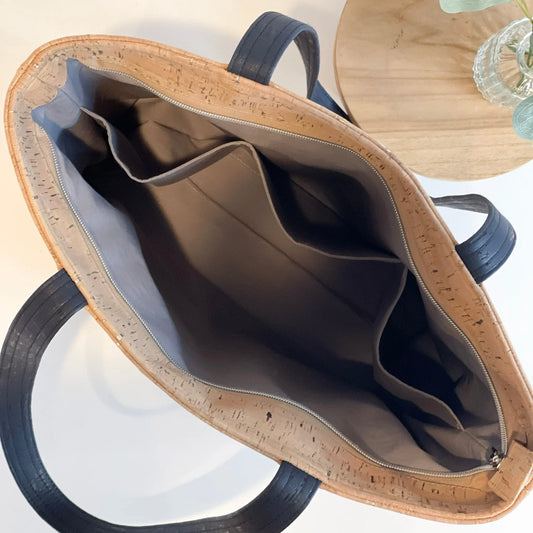 Advocate Zippered Tote | Coal - Fluent Trends