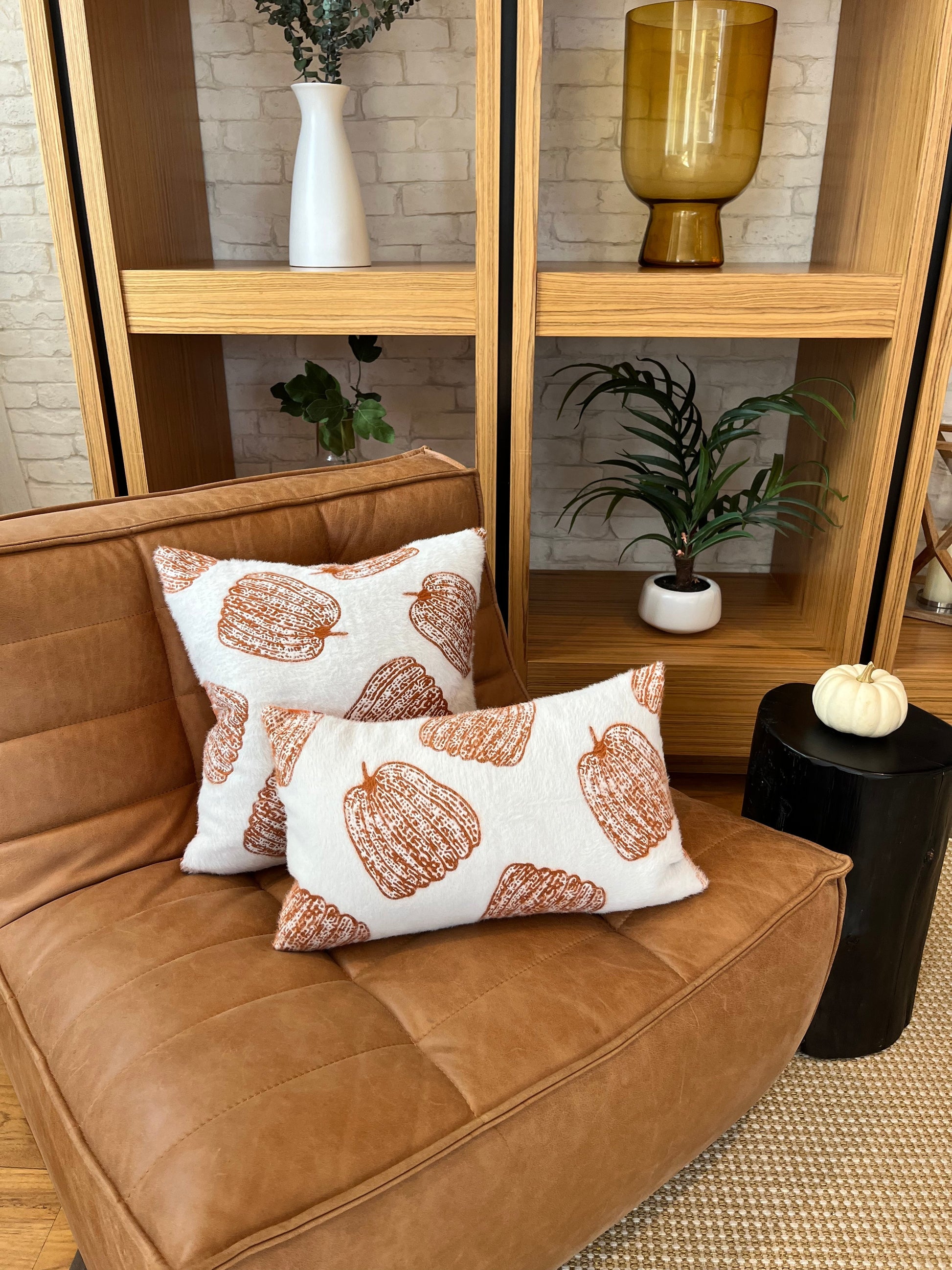 White Pumpkin Pillow Cover - Fluent Trends