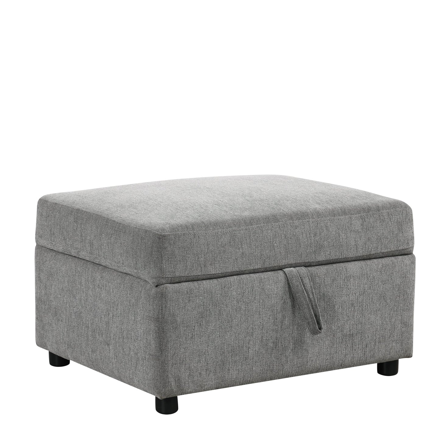 109.1' Sectional Sofa Convertible Pull-out Sofa Bed with Storage Ottoman Streamdale Furniture