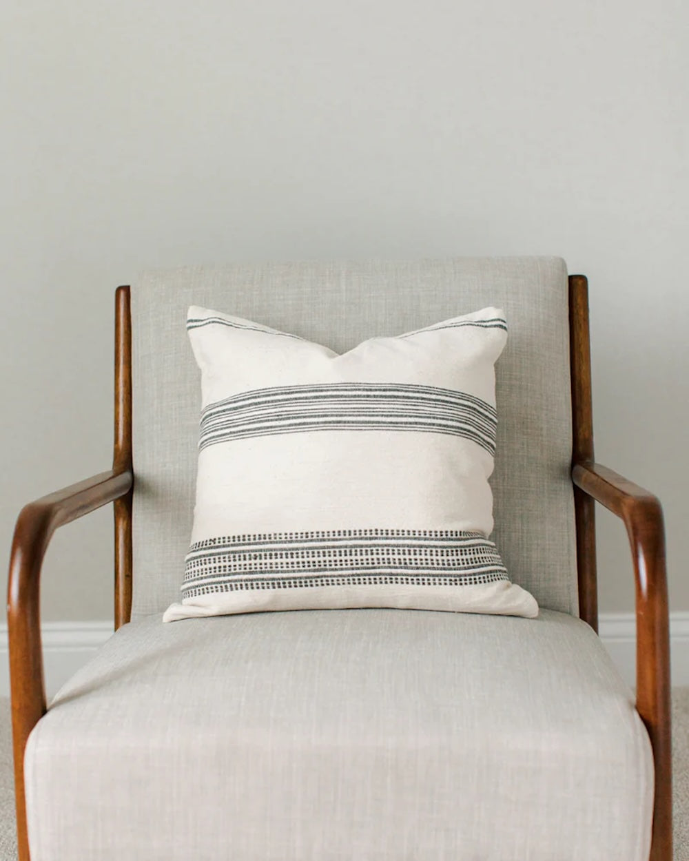 18" Aden Throw Pillow Cover Powered by People
