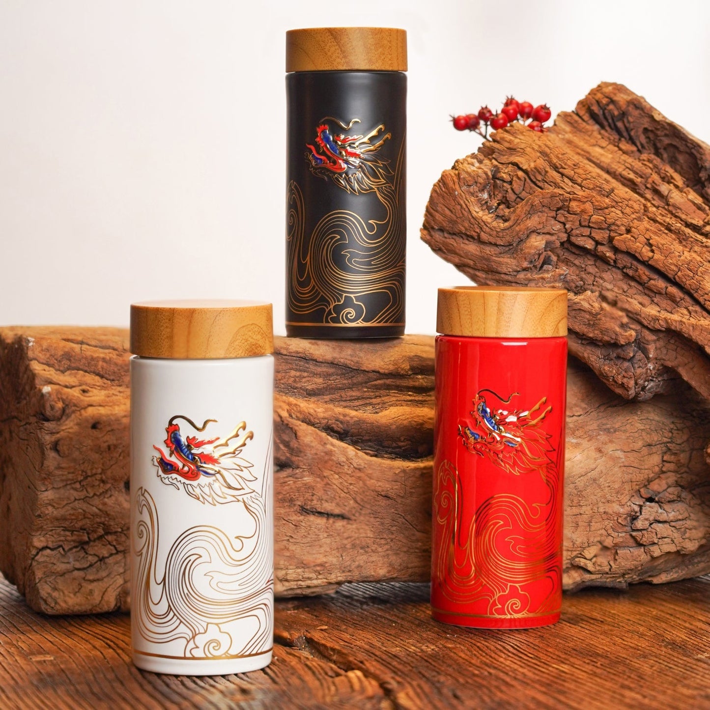 ACERA Vibrant Dragoncloud Ceramic Tumbler - Fluent Trends