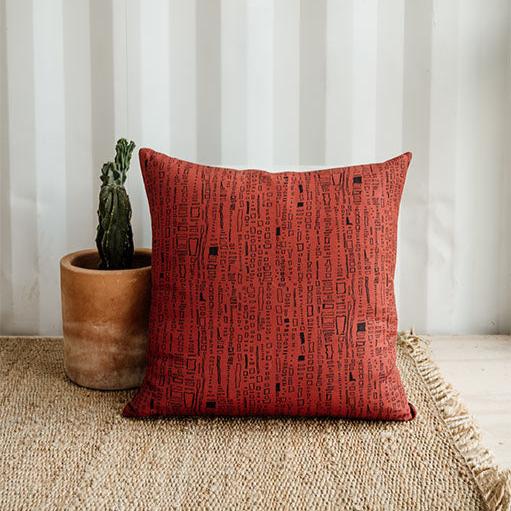 Capistrano in Dark Saffron 24" x 24" Pillow - Fluent Trends