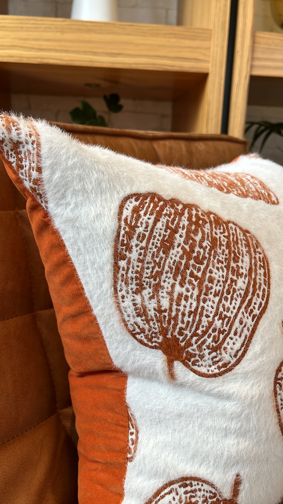 White Pumpkin Pillow Cover - Fluent Trends