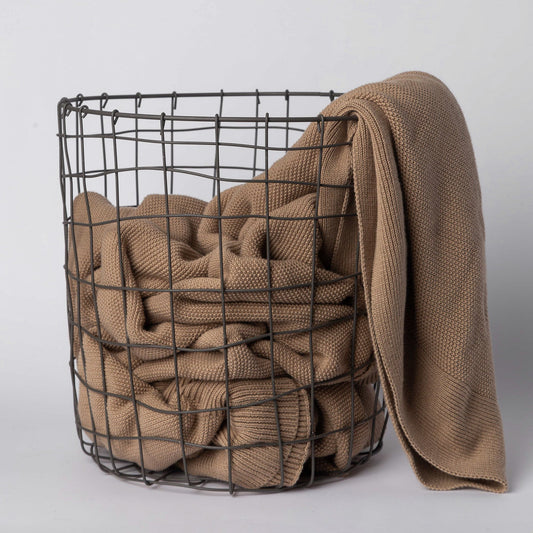 308 - Round Iron Basket - Fluent Trends