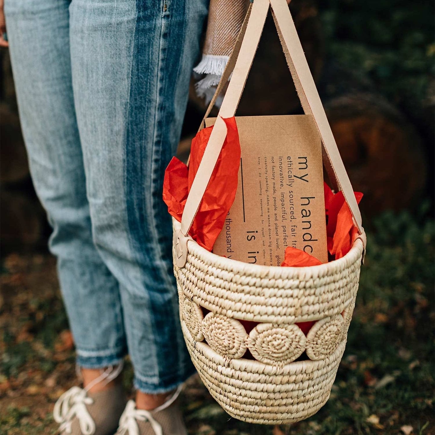 Essential Companion Leather Straps Tote Bag - Fluent Trends