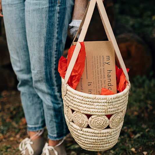 Essential Companion Leather Straps Tote Bag