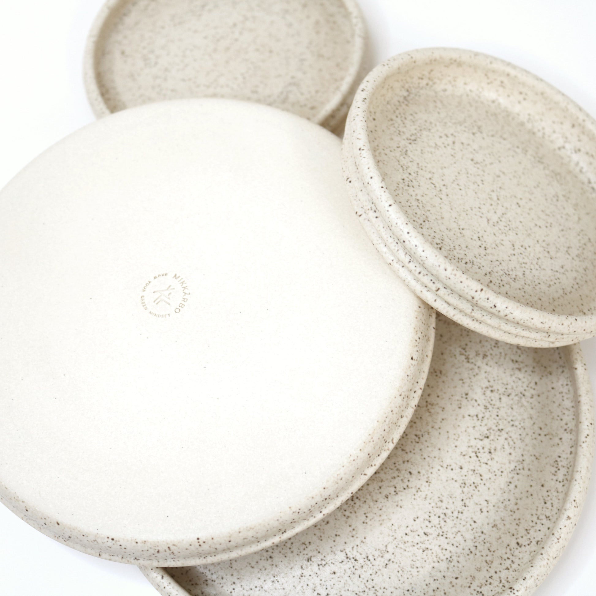 HUNNY DINNER PLATES Almond Spice (Set of two pieces) - Fluent Trends