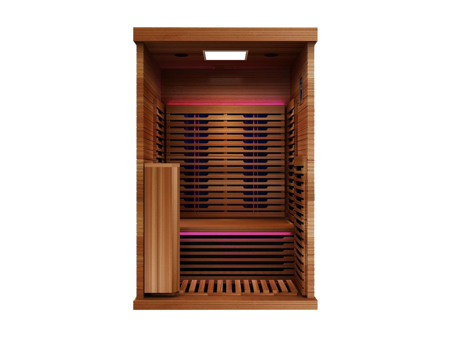 Peak Saunas Fuji 2-Person Full Spectrum Infrared Sauna with XL Medical-Grade Red Light Therapy & Smart WiFi App Control Peak Wellness USA