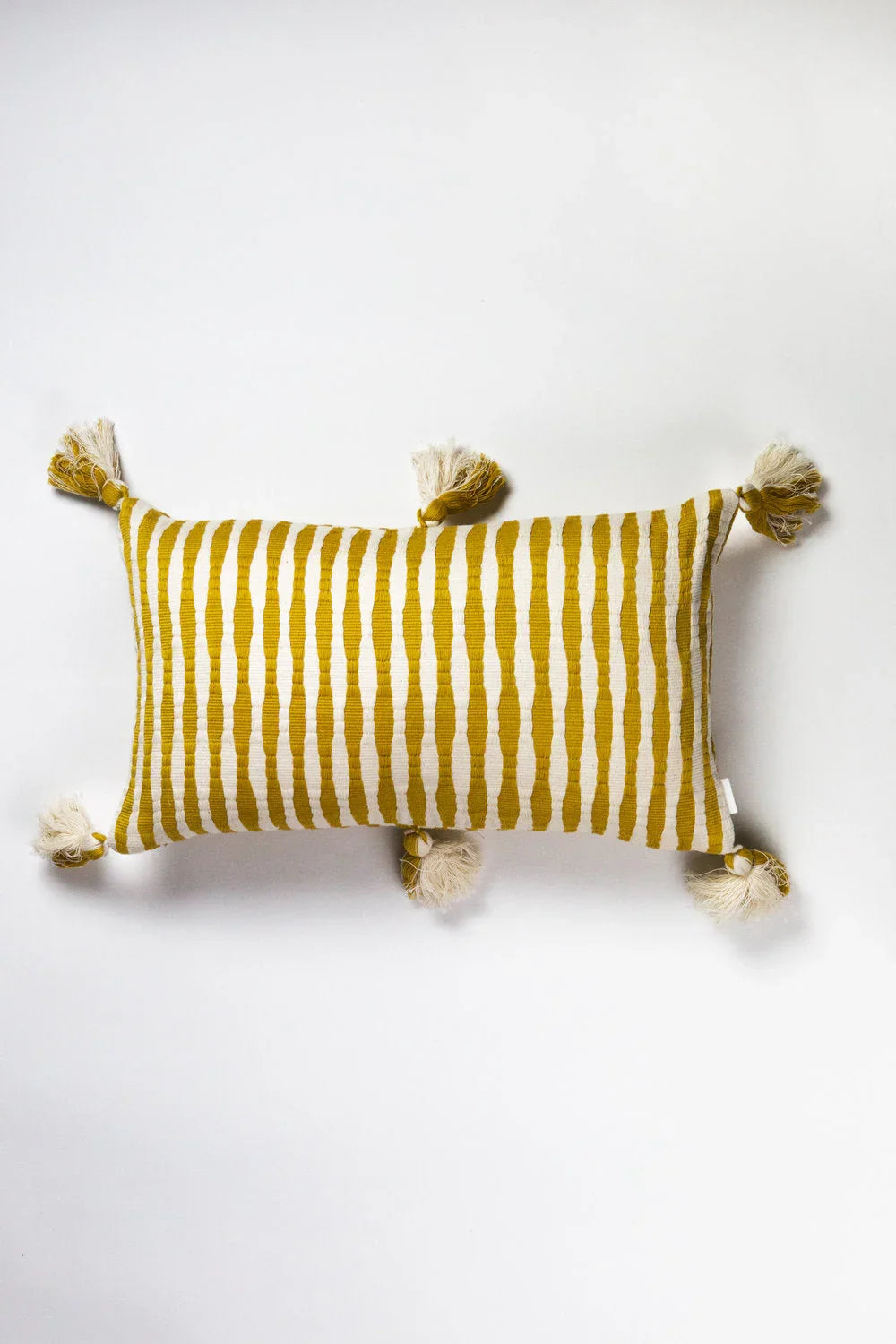 Antigua Pillow - Ochre Striped - Fluent Trends