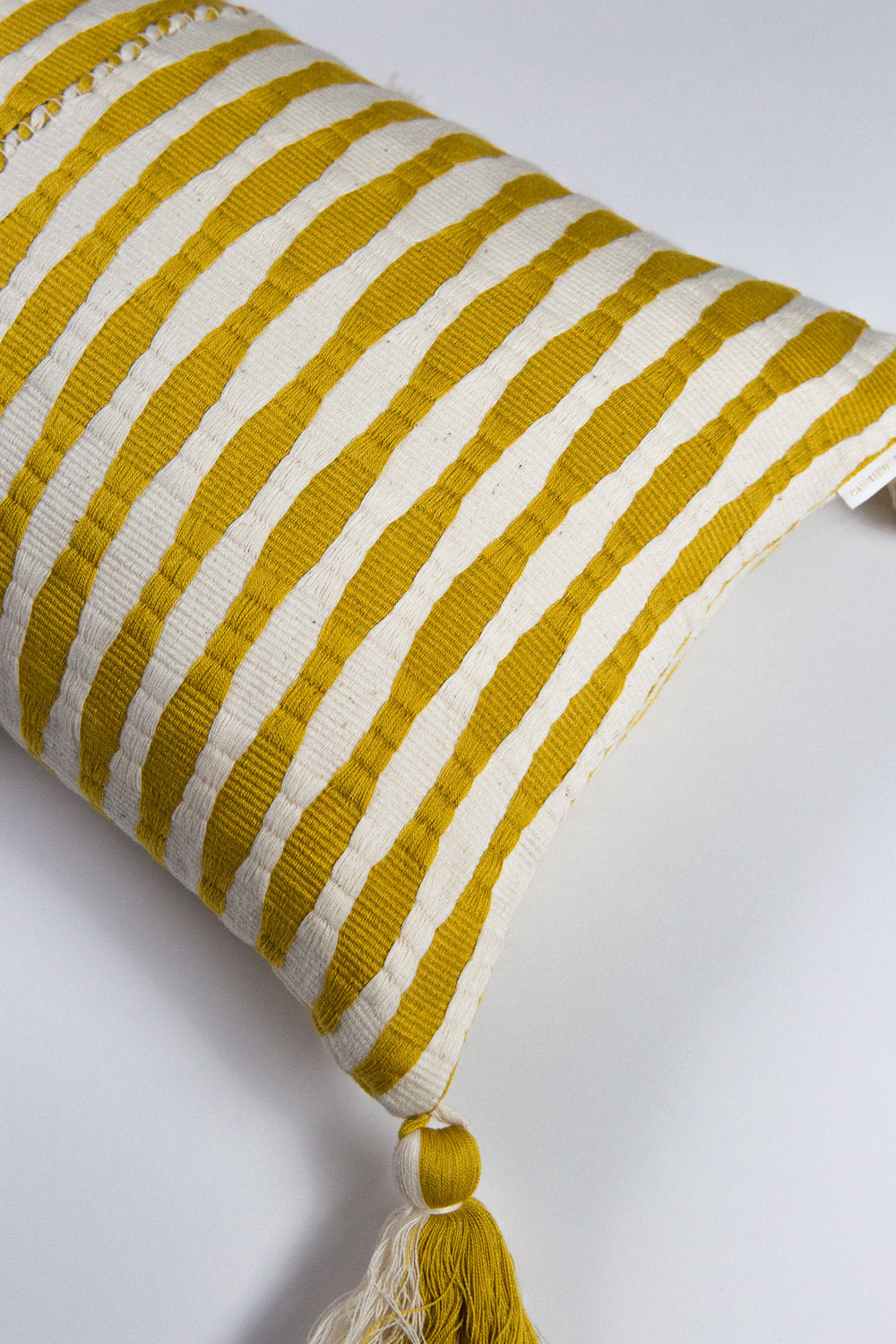 Antigua Pillow - Ochre Striped Archive New York