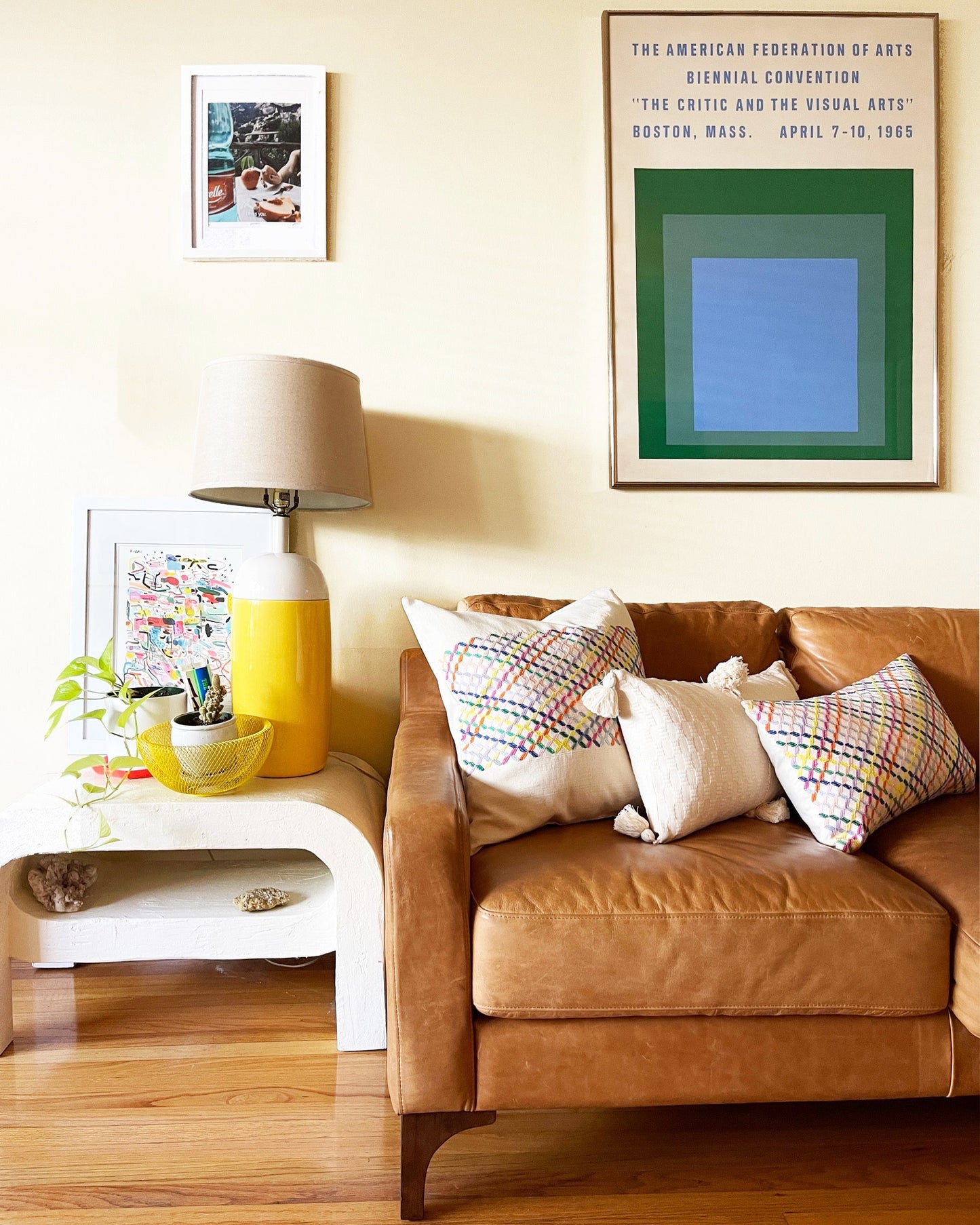 Cotzal Paneled Square Pillow Archive New York
