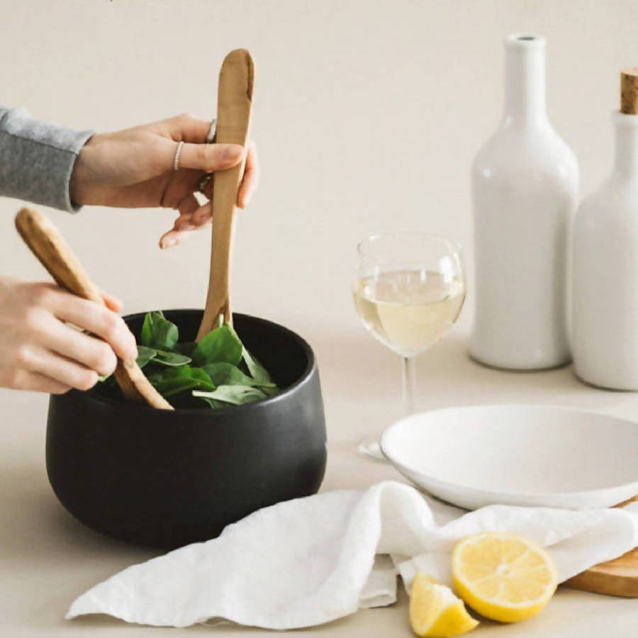 Stoneware Serving Bowl | Ewa 68 Oz - Fluent Trends