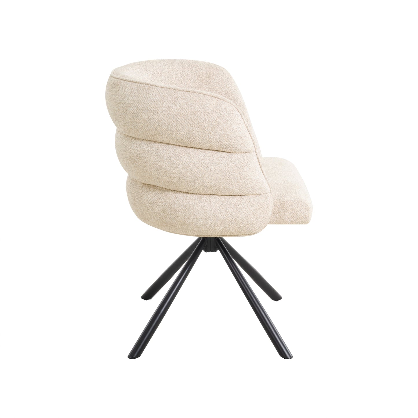 270° Swivel Home Office Desk Chairs Set of 2 Beige Streamdale Furniture