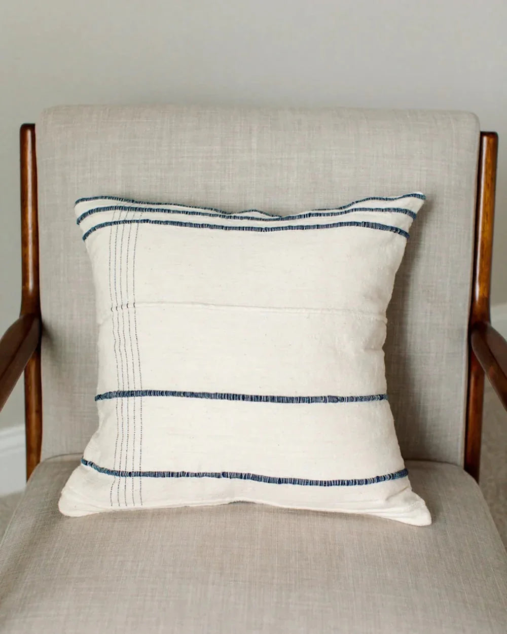 18" Ribbons Throw Pillow Cover - Fluent Trends
