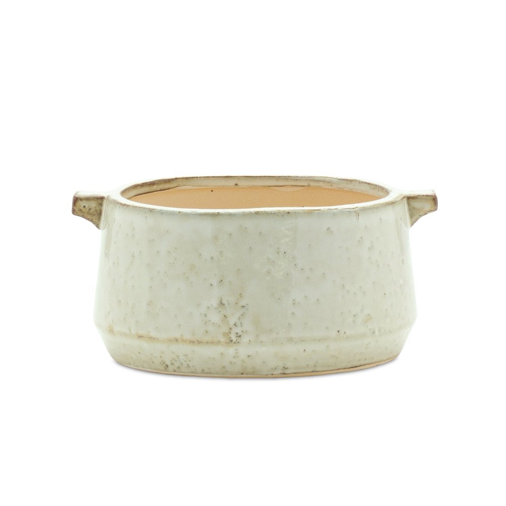 6" Gray Clay Round Pot Planter HomeRoots