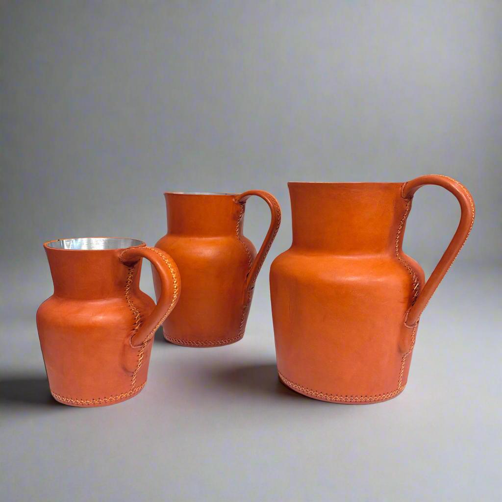 Verano | Leather Carafe Set (3) Bati