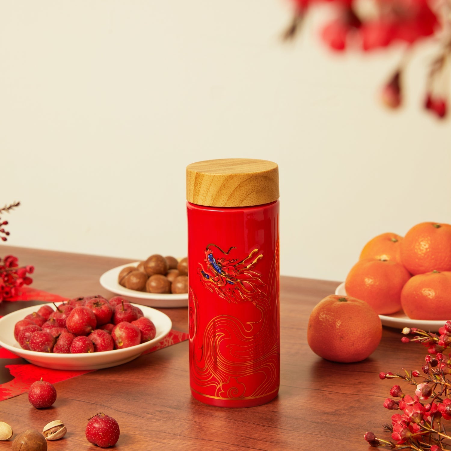 ACERA Vibrant Dragoncloud Ceramic Tumbler - Fluent Trends