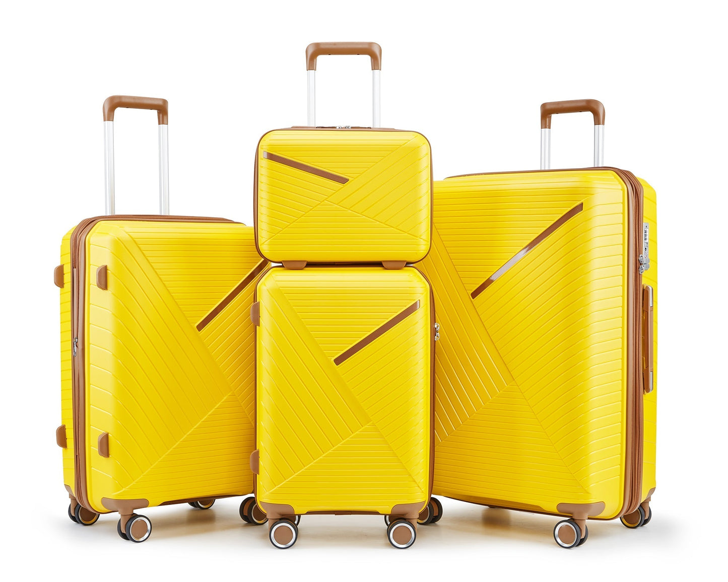 Luggage Sets 4 Piece(14/20/24/28), Expandable Lightweight Suitcase TravelTimesAwait