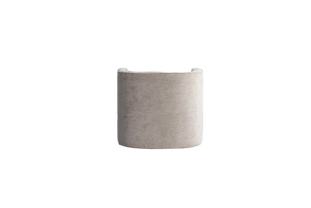 32" Beige Fabric Upholstered Arm Chair HomeRoots