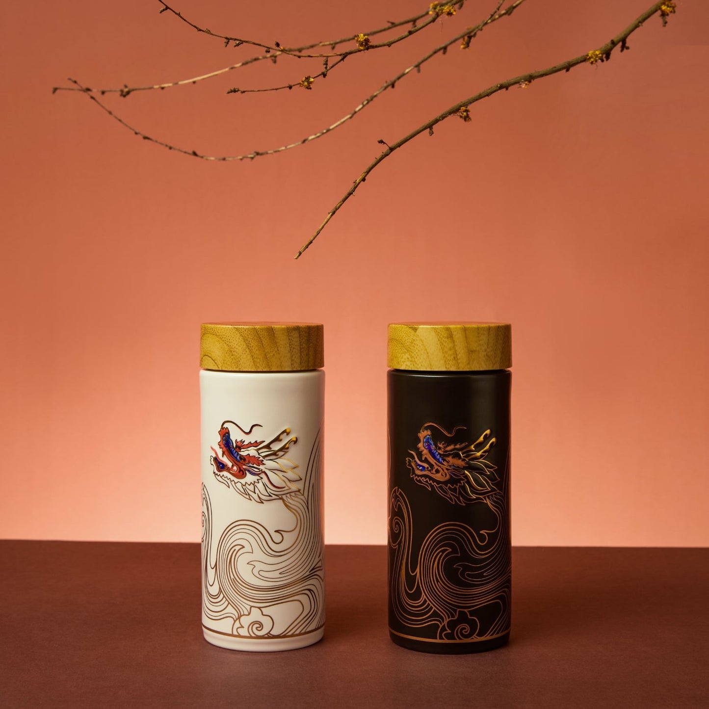 ACERA Vibrant Dragoncloud Ceramic Tumbler - Fluent Trends