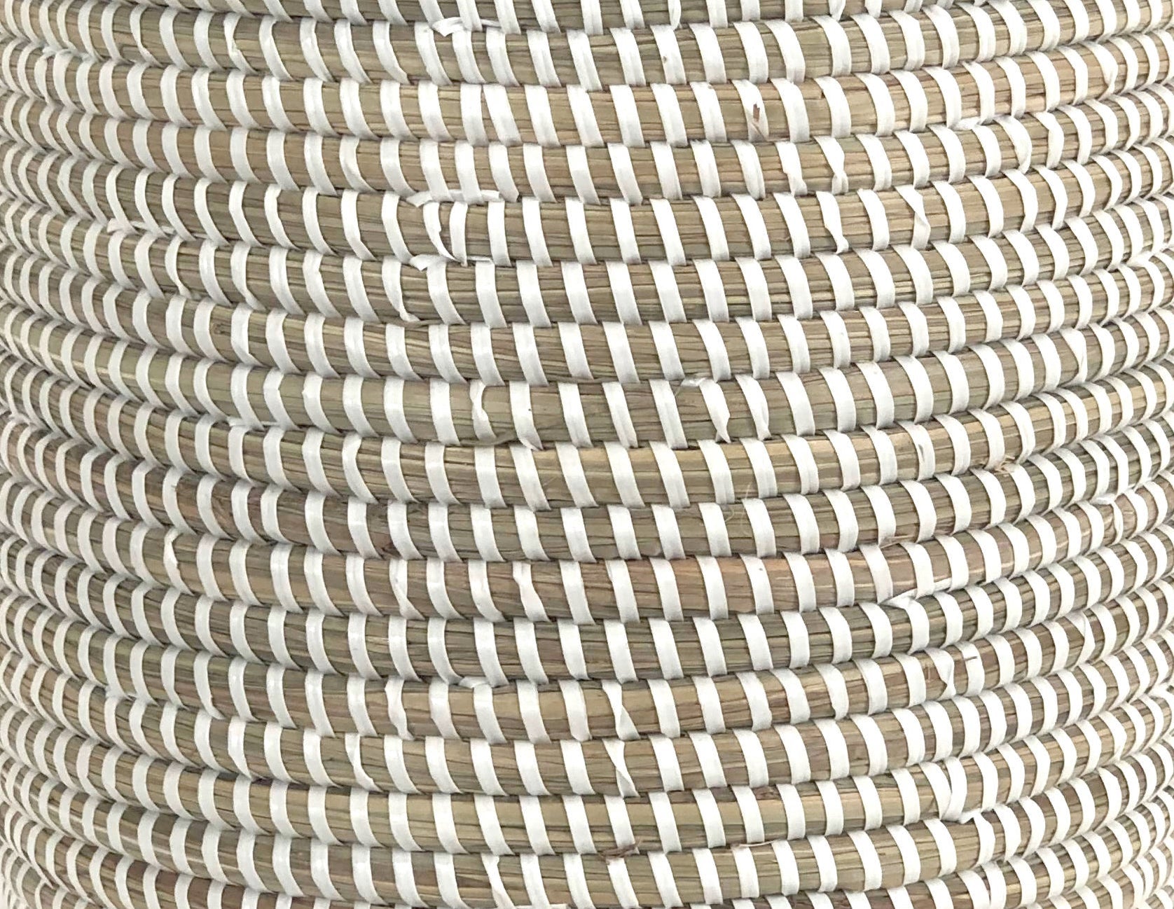 Catch-All / Planter Basket Monochrome White - Large - Fluent Trends