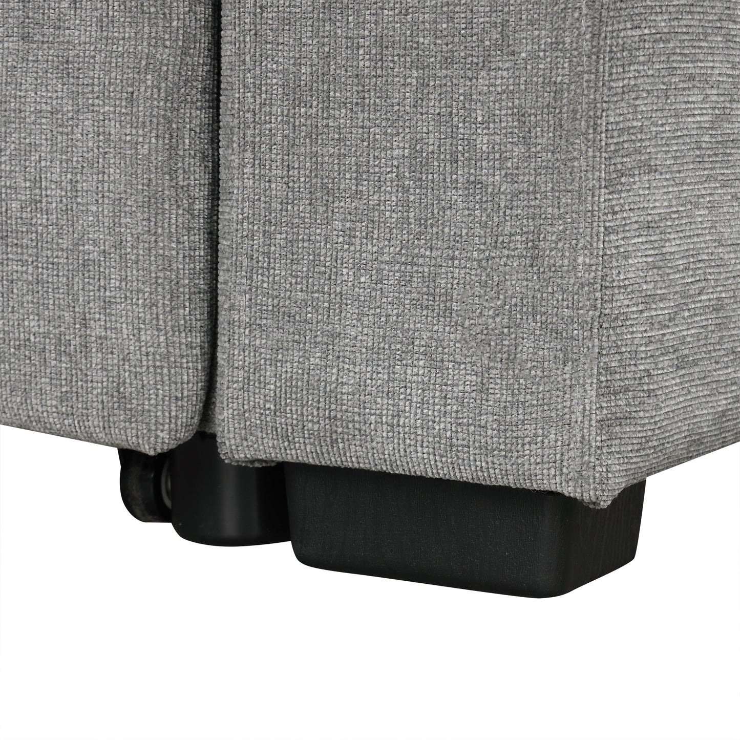 109.1' Sectional Sofa Convertible Pull-out Sofa Bed with Storage Ottoman Streamdale Furniture
