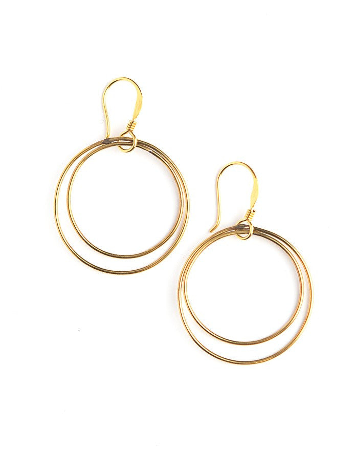Double Moon Earrings
