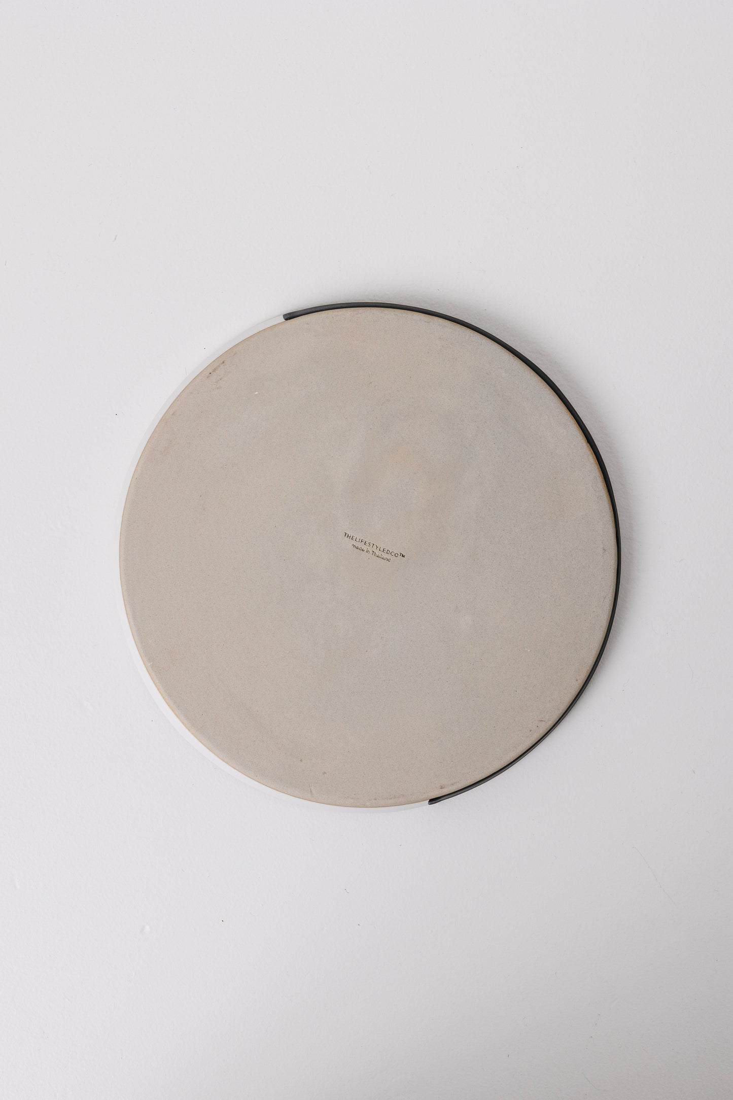 Dawson Dinner Plate - Matte Black/White - Set of 6 THELIFESTYLEDCO Shop
