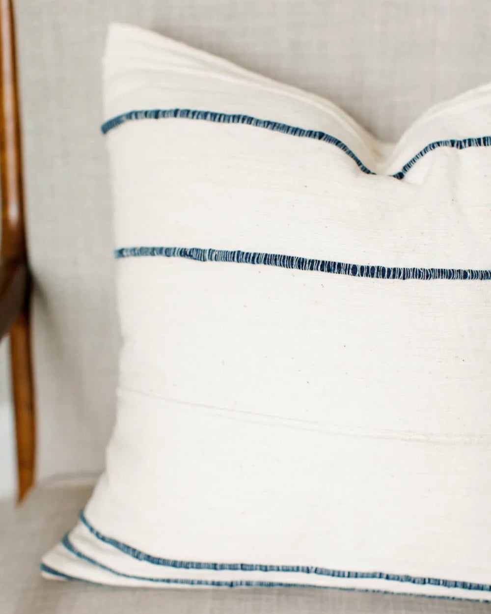 18" Ribbons Throw Pillow Cover Powered by People