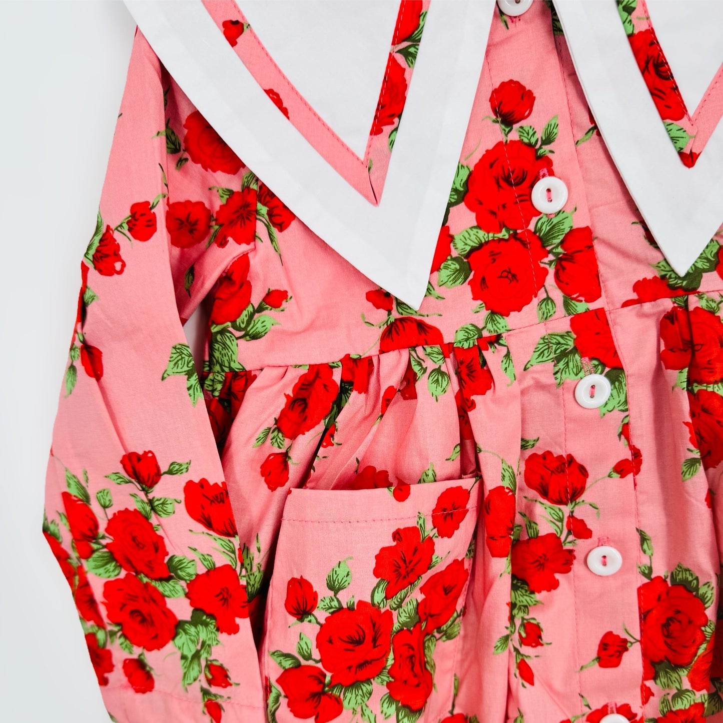 Toddler | Girls | Garden Dress | Vintage Rose - Fluent Trends