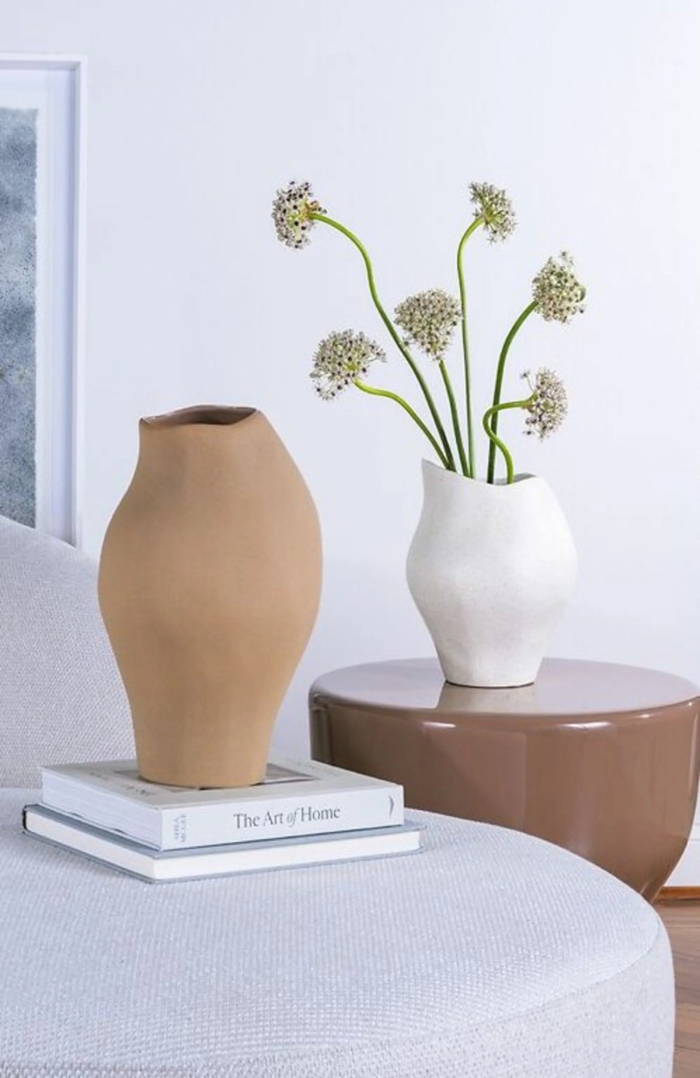 Mosco Cream Vase - Fluent Trends