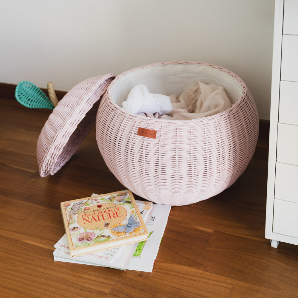 Apple Storage Basket - Pink - Fluent Trends