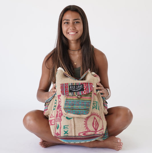 Recycled Travel Backpack Agra - Fluent Trends