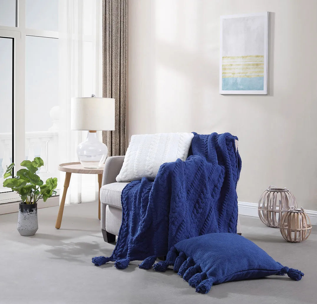 Braided Throw Pillow Sunday Citizen