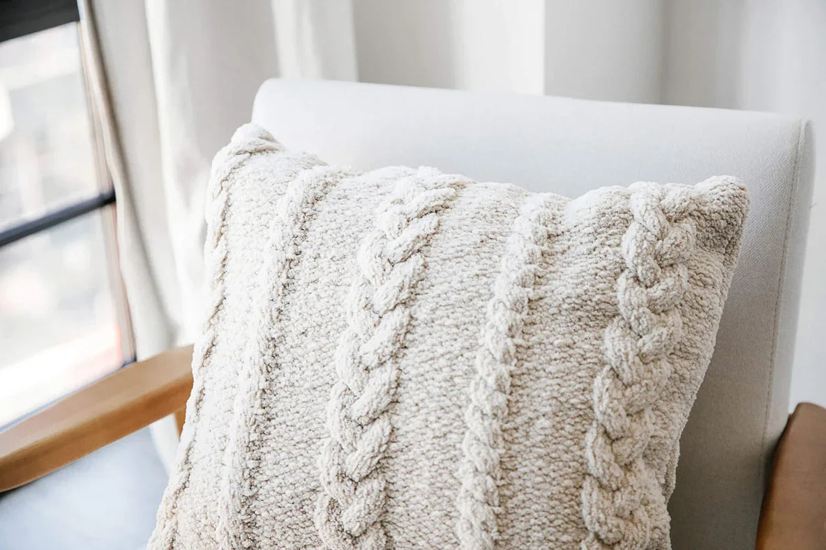 Braided Throw Pillow Sunday Citizen