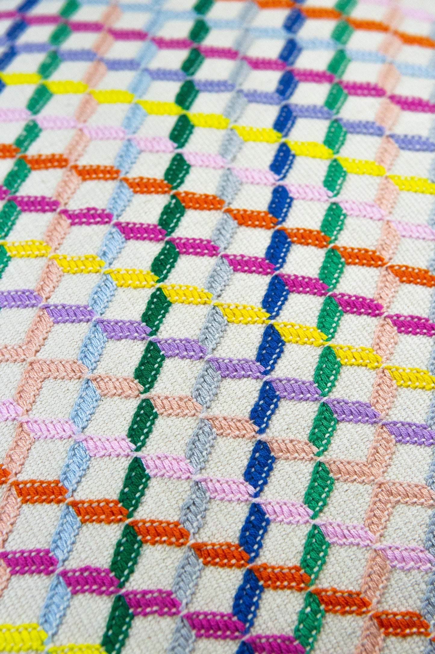 Cotzal Paneled Square Pillow Archive New York