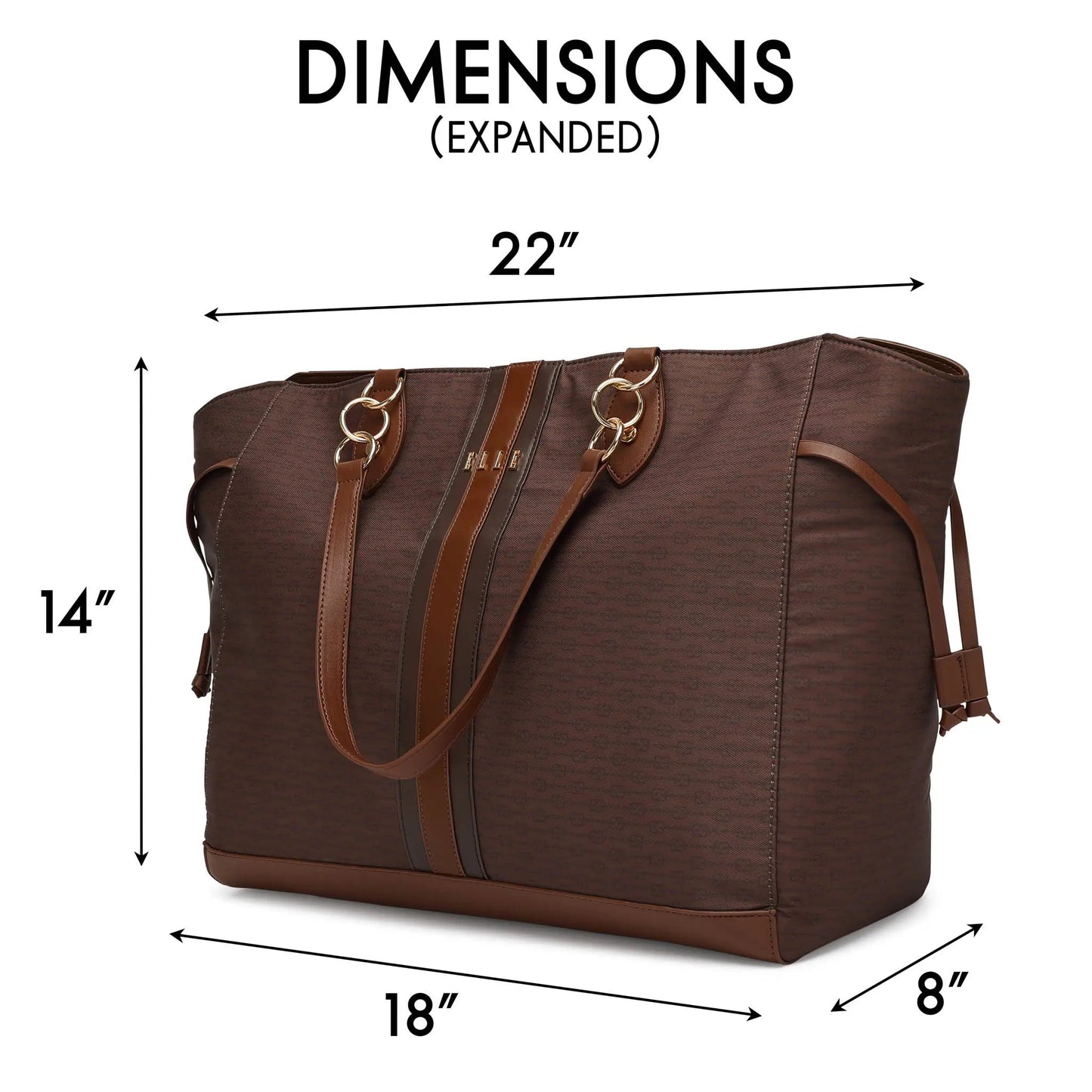 Eleganza 32L Weekender Duffel Bag ELLE Travel | USA