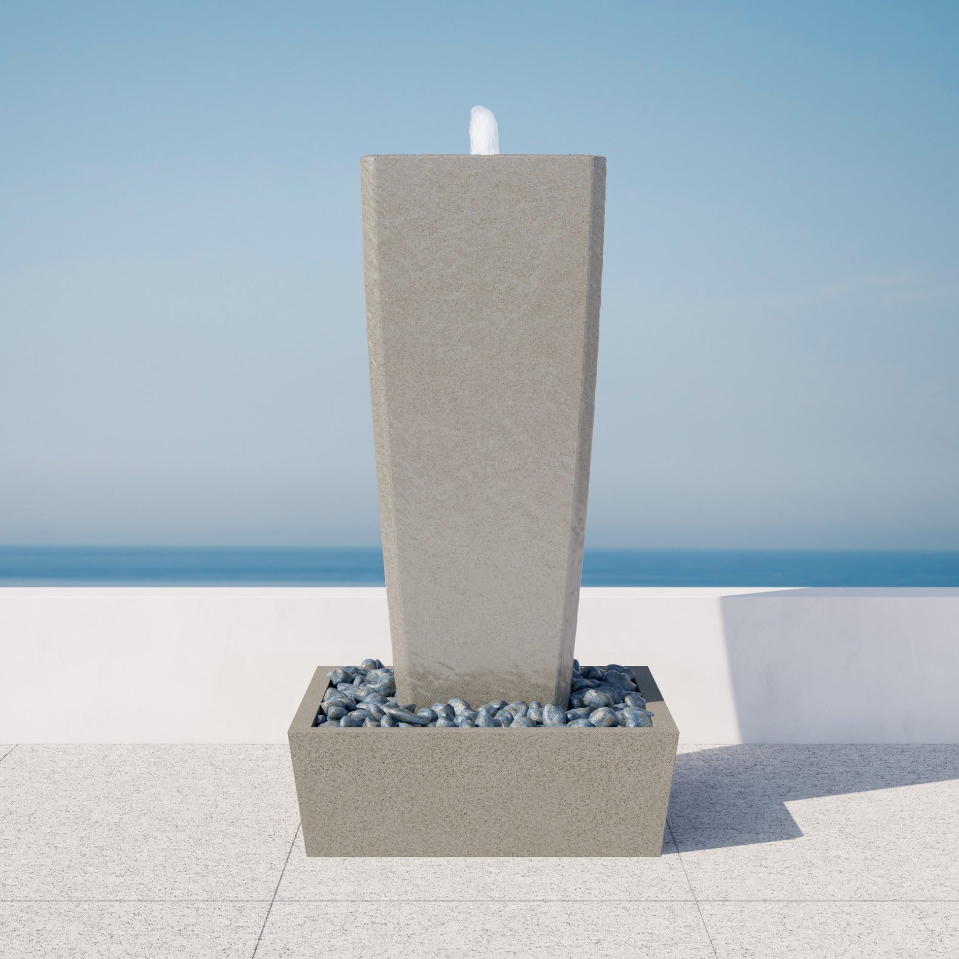 Vasa 52in StoneCast Fountain Set - Fluent Trends