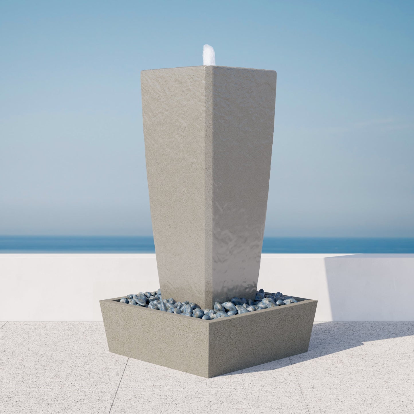 Vasa 52in StoneCast Fountain Set - Fluent Trends