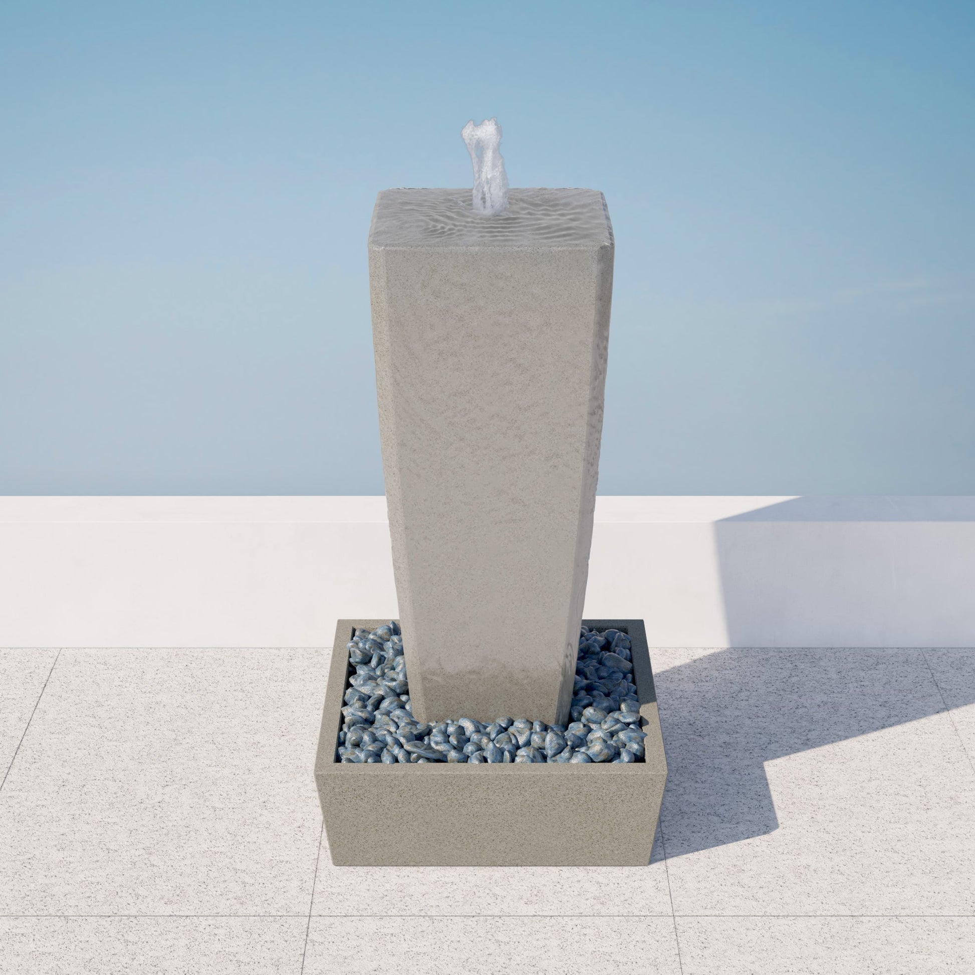 Vasa 52in StoneCast Fountain Set - Fluent Trends