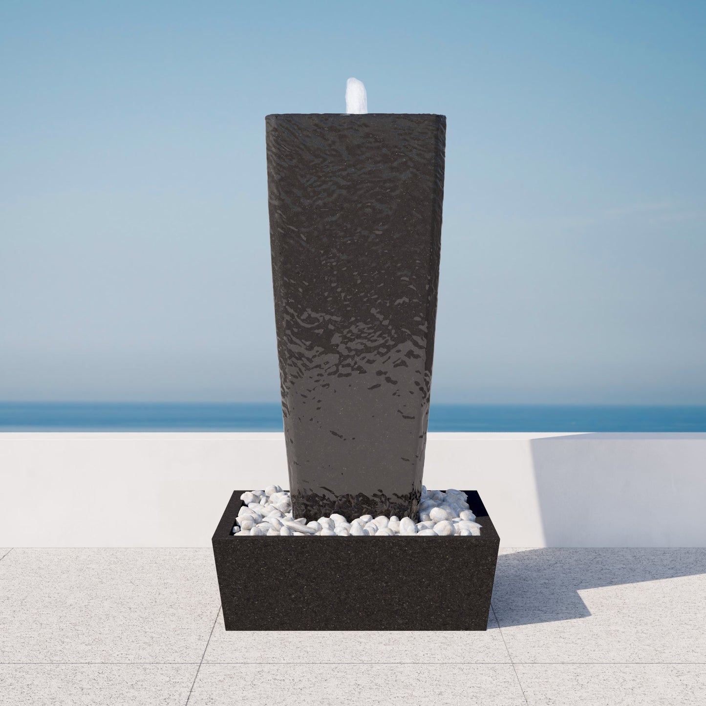Vasa 52in StoneCast Fountain Set - Fluent Trends