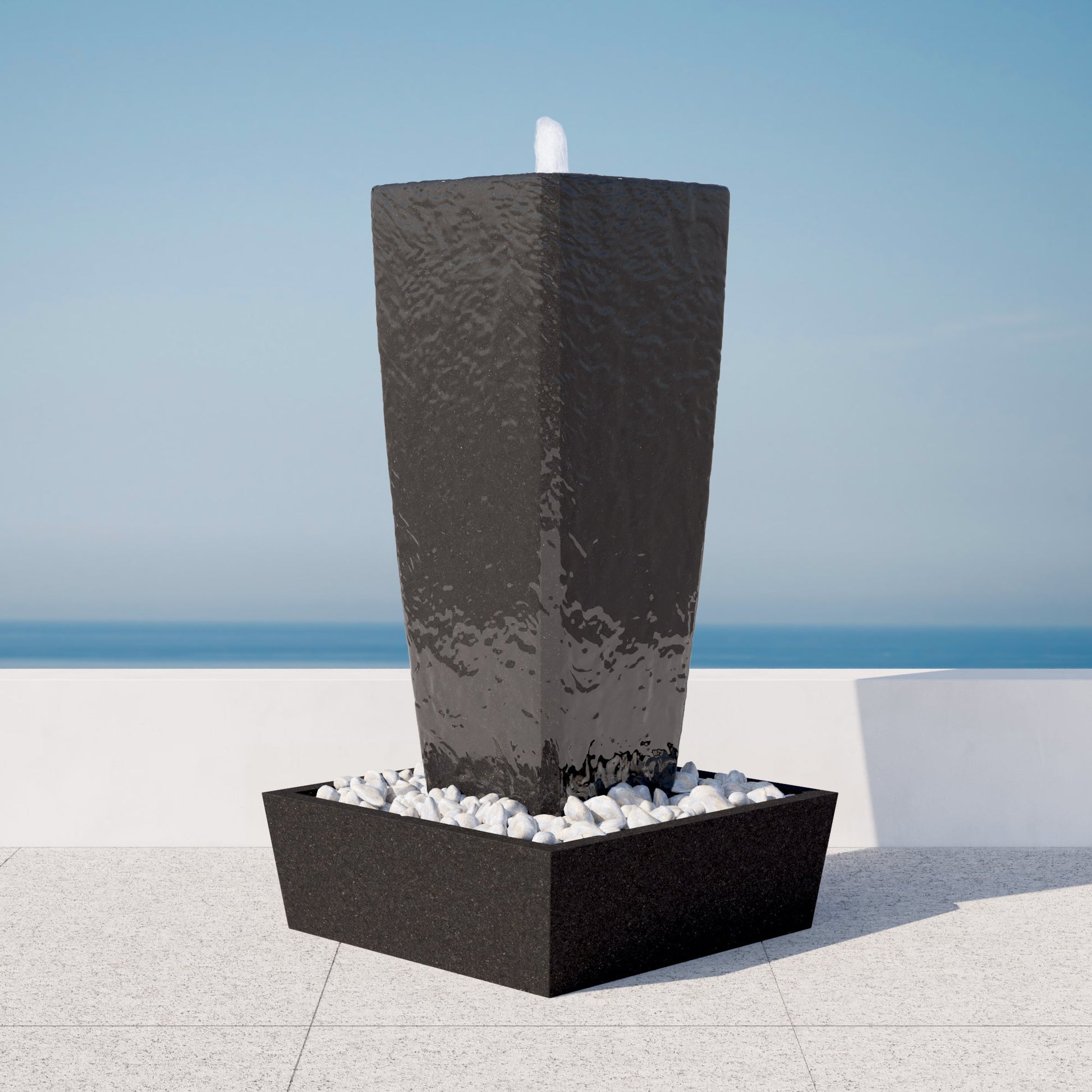 Vasa 52in StoneCast Fountain Set - Fluent Trends