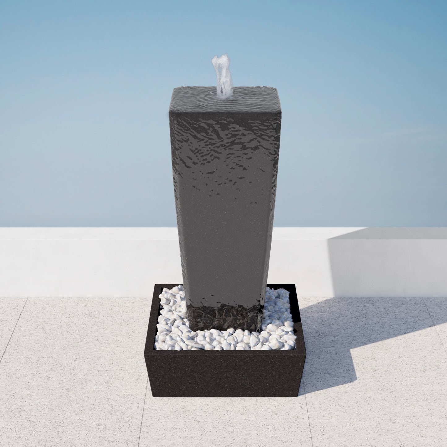 Vasa 52in StoneCast Fountain Set - Fluent Trends