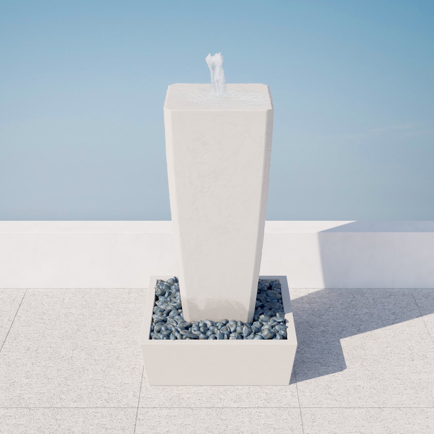 Vasa 52in StoneCast Fountain Set - Fluent Trends