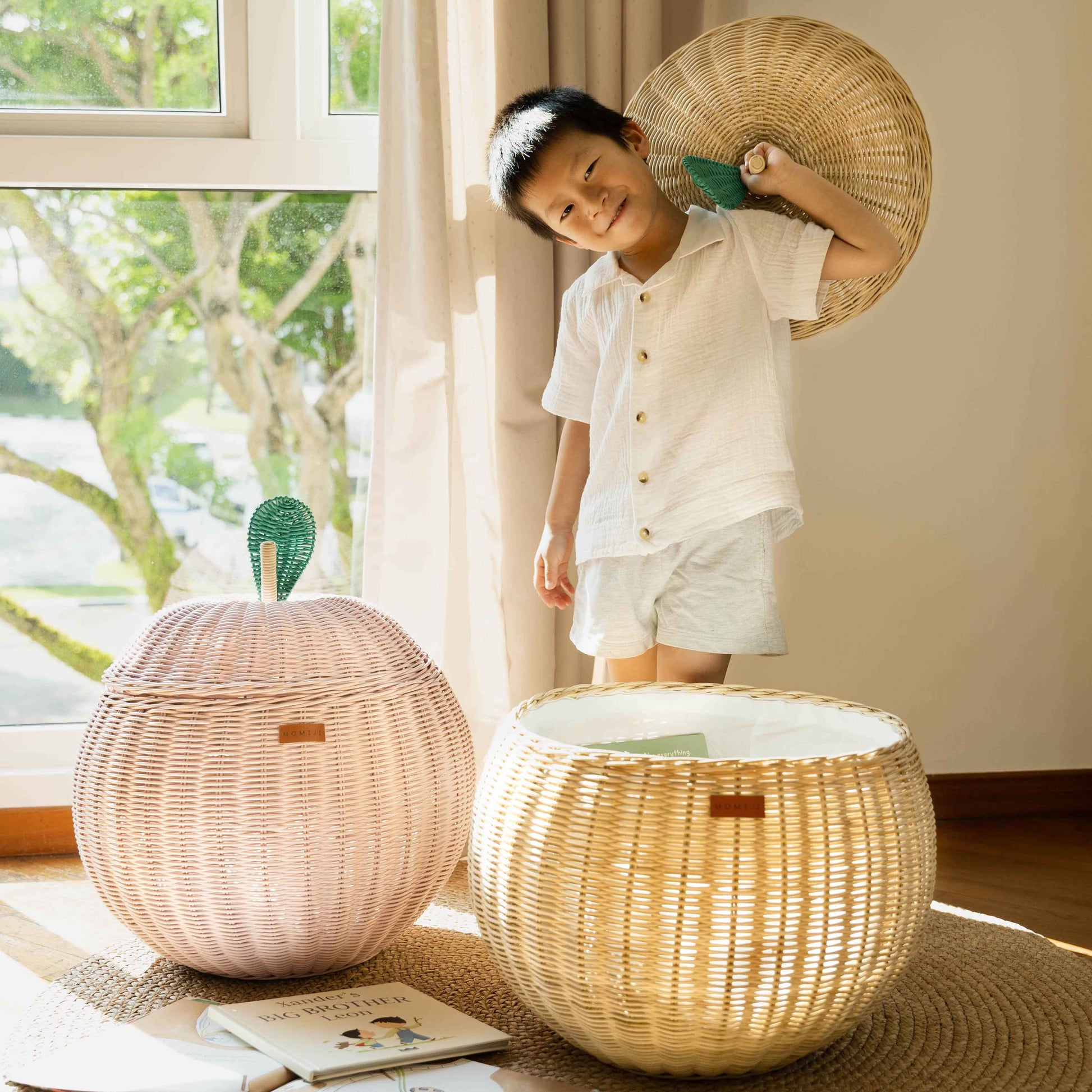 Apple Storage Basket - Natural - Fluent Trends